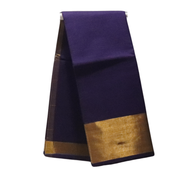 NB COTTON WORLD Venkatagiri Cotton Saree for Women | Handloom Saree with Golden Zari Border | Pure Cotton Handwoven Saree | Without Blouse
